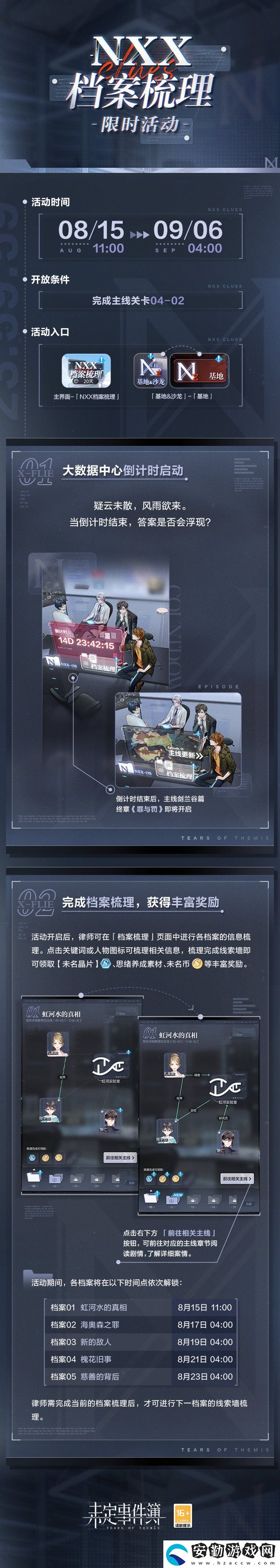 未定事件簿NXX檔案梳理限時(shí)活動(dòng)詳細(xì)攻略