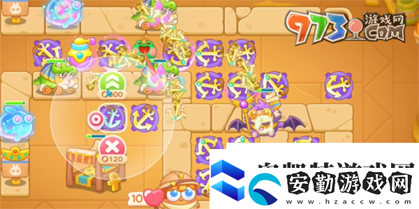 保衛(wèi)蘿卜4法老歸來第113關(guān)怎么過