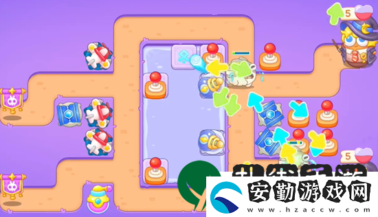 保衛(wèi)蘿卜4阿波與魔法寶藏第67關通關攻略