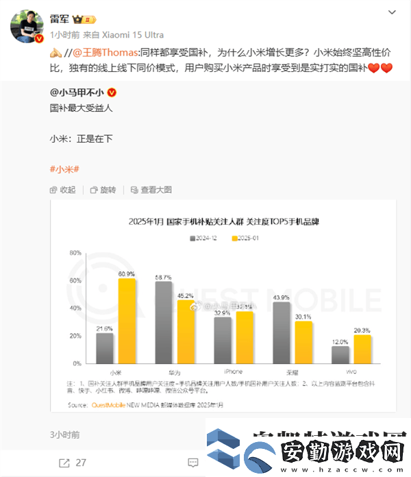 小米國補關注度登頂！王騰揭秘