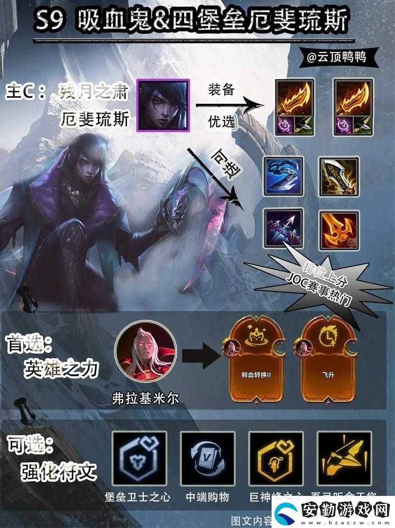 云頂之弈月男厄斐琉斯封神指南！一回合12殺的超強(qiáng)套路公開