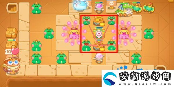 保衛(wèi)蘿卜4法老歸來第110關(guān)怎么過