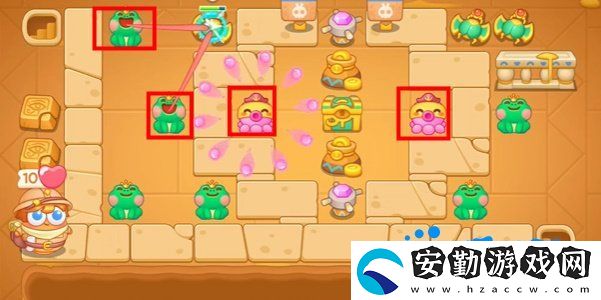 保衛(wèi)蘿卜4法老歸來第110關(guān)怎么過