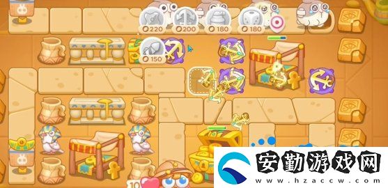保衛(wèi)蘿卜4法老歸來第113關(guān)怎么過
