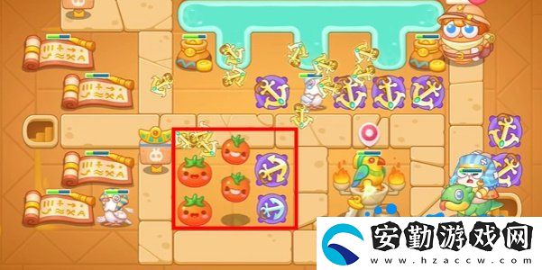 保衛(wèi)蘿卜4法老歸來第111關(guān)怎么過
