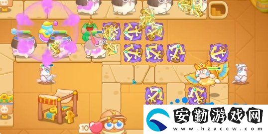 保衛(wèi)蘿卜4法老歸來第113關(guān)怎么過